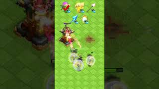 2 Multi Archer Tower VS Archer Queen Invisible Vial  1 Equipment  Clash Of Clans [upl. by Irrahs]