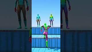 GTA 5 Epic Spiderman Ragdolls  Jumps  Fails ep219 shorts [upl. by Brandea148]