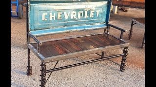 Upcycled Garden Furniture Ideas Scrap Metal Art by Raymond Guest [upl. by Anivel94]