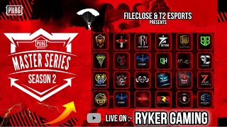 MASTER SERIES SEASON 2  DAY 5  ERANGEL  Presented by T2 amp FC [upl. by Aibun654]