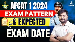 AFCAT 1 2024 Notification  AFCAT Expected Exam Date 2024  AFCAT Exam Pattern 2024 [upl. by Lars]