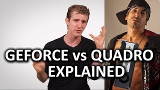 GeForce vs Quadro as Fast As Possible [upl. by Ynney]