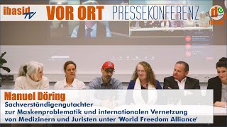 VOR ORT Pressekonferenz Vorstellung World Freedom Alliance und Maskenproblematik englisch [upl. by Pia354]