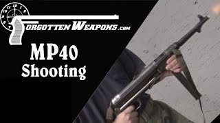 Shooting the MP40 Submachine Gun [upl. by Aslehc448]