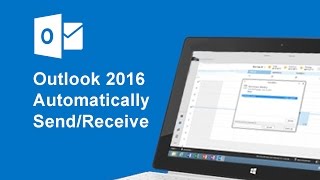 How to set automatically SendReceive on Outlook 2016 [upl. by Dona]