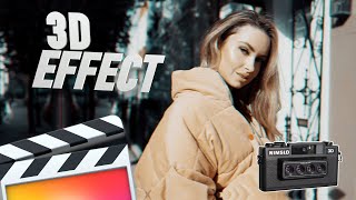 3D STEREOSCOPIC EFFECT  FINAL CUT PRO X [upl. by Kunin]