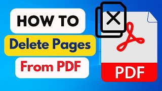 How To Remove Pages From PDF  How To Delete Page In PDF File [upl. by Muldon]