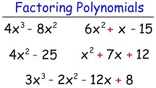 How To Factor Polynomials The Easy Way [upl. by Lexerd795]