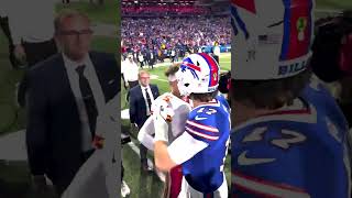 RESPECT between Patrick Mahomes and Josh Allen shorts [upl. by Erida854]