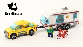 LEGO CITY 4435 Car and Caravan Speed Build for Collectors  Collection Great Vehicles 448 [upl. by Cocke245]