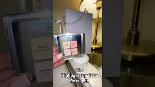 DIOR Backstage face glow palette 004 rose gold [upl. by Wennerholn417]