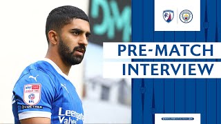 INTERVIEW  Dilan Markanday preMan City U21s h [upl. by Ysiad]