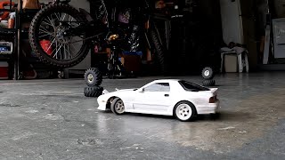 Cheap rc drift car rx7 [upl. by Otha523]