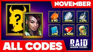 NEW Raid Promo Code 🔥 All Valid Raid Shadow Legends Promo Codes 🔥 November 2024 [upl. by Nagard353]