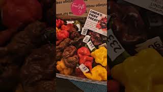 Incredible Superhot Pepper Variety Hottest Spicy Peppers in the World spicy superhot food fire [upl. by Norita]