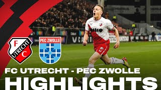 HEERLIJK VIJFKLAPPER tegen PEC Zwolle 😍  HIGHLIGHTS [upl. by Caro]