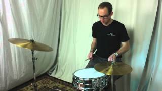 Ludwig 5x14 Chrome Over Brass Snare Drum [upl. by Lanti830]