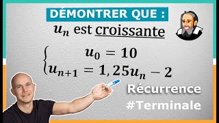 Démontrer par Récurrence quune suite est CROISSANTE ou DÉCROISSANTE  Exercice Corrigé  Terminale [upl. by Longo]