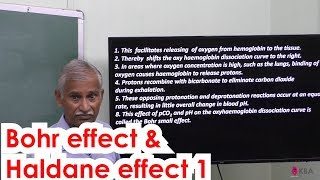 23Zoology  Respiration  Bohr effect and Haldane effect 1 [upl. by Trammel]