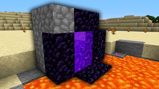 Portail du Nether avec lac de lave en speedrun tous les cas de figures [upl. by Venu]