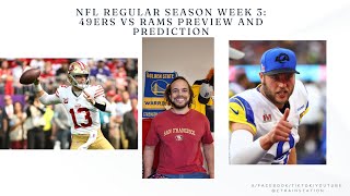 NFL Regular Season Week 3 Preview San Francisco 49ers vs Los Angeles Rams [upl. by Attennhoj743]