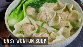 Easy Chinese Wonton Soup [upl. by Kiehl905]