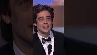 Oscar Winner Benicio Del Toro  Best Supporting Actor for Traffic  73rd Oscars 2001 [upl. by Tuhn87]