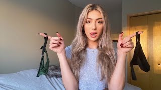 Try On Haul  12 August 2023  Tiny See Through Lingerie G string Transparent Thong Panty Haul [upl. by Aierb]