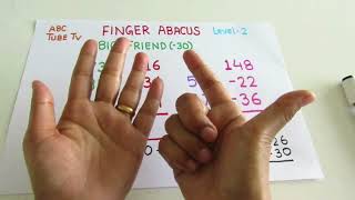 Finger Abacus Level 2  Big Friends Formulas 3010070 Concept with examplesAbacus Level 2 [upl. by Macey]