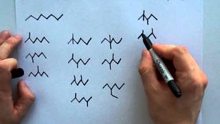 The 18 Isomers of Octane C8H18 DRAWN for you [upl. by Brout407]