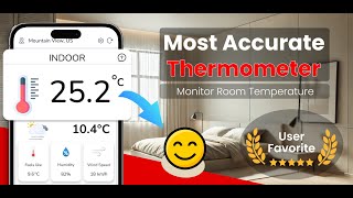 Best Android Thermometer App 2025  New features Weather Air Quality Widget [upl. by Anwahsak]