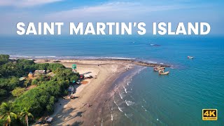 Amazing Drone Footage of Saint Martins Island Bangladesh 4k UHD [upl. by Ardnazil]