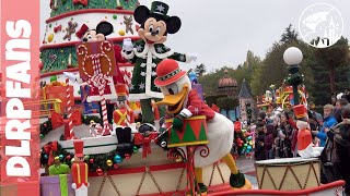 Christmas Parade 2017 at Disneyland Paris [upl. by Ahsienal]