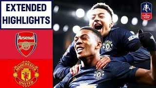 Clinical United Too Strong for the Gunners  Arsenal 13 Manchester United  Emirates FA Cup 201819 [upl. by Aicittel]