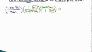 Dimensional Analysis  Two Units  YouTubemp4 [upl. by Reeve]