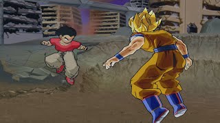 Krillin VS Goku CPU VS CPU  Dragon Ball Z Infinite World [upl. by Horton830]