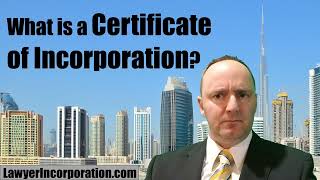 What is a Certificate of Incorporation [upl. by Pollard]