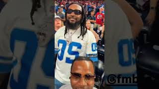 FMB DZ amp Payroll Giovanni In Houston at Detroit Lions Game payrollgiovanni [upl. by Doownelg]