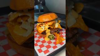 The NACHO GRANDE BURGER from Tony Beef in Galloway amp Somers Point NJ 🍔🌮💥🤤 DEVOURPOWER [upl. by Anilehs]