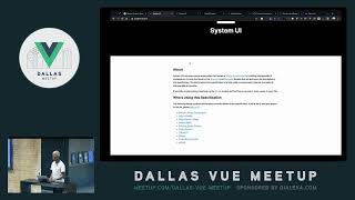 Vue Meetup 9  System UI and Building PWAs with vuecli [upl. by Ardnassac108]