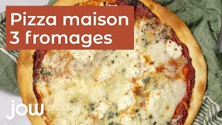 Recette de Pizza maison 3 fromages [upl. by Bryanty]