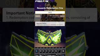 FREE FIRE REDEEM CODE TODAY 29 OCTOBER REDEEM CODE FREE FIRE  FF REDEEM CODE TODAY 29 OCTOBER [upl. by Stout]