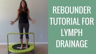 DIY Rebounder Workout Tutorial for Lymphatic Drainage amp Cellulite Reduction  MAX Fluid Weight Loss [upl. by Airogerg462]