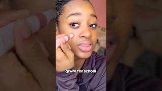 Do My Makeup With Me For School school makeuproutine grwm shorts [upl. by Ryhpez]