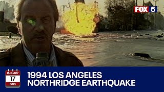 FOX 5 DC ARCHIVES January 17 1994 Los Angeles Northridge Earthquake [upl. by Mccreery854]