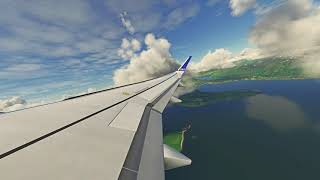 4K Ultra HD FS2020 take off from Tromso Airport [upl. by Nevla]