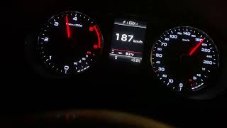 Audi A3 8V 20tdi CRBC stage 2 100220 acceleration [upl. by Akemit]