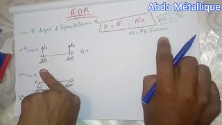 شرح بالدارجةle degré dhyperstatisme rdm partie 6 [upl. by Seve16]