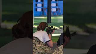 USNA Plebe Summer Bravo Company Pistol and Rifle Training [upl. by Mariele]