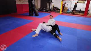 FCA BJJ Fireman Carry Backstep guard pass Knee cut guard pass [upl. by Nnylanna]